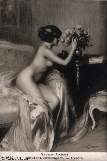 Nude Belle Woman Roses — Delphin Enjolras