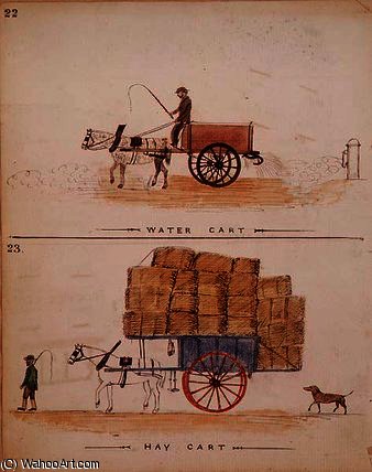 The Water Cart And The Hay Cart — William Francis Freelove