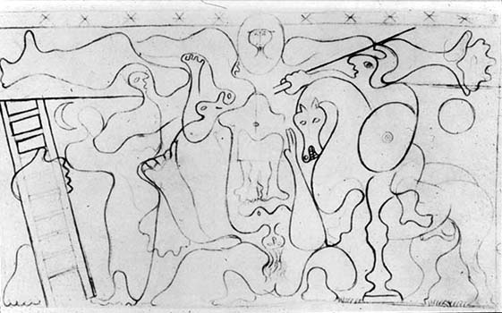 Crucifixion (study) — Пабло Пикассо