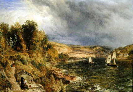 Dartmouth From St. Petrox Churchyard — Henry Thomas Dawson