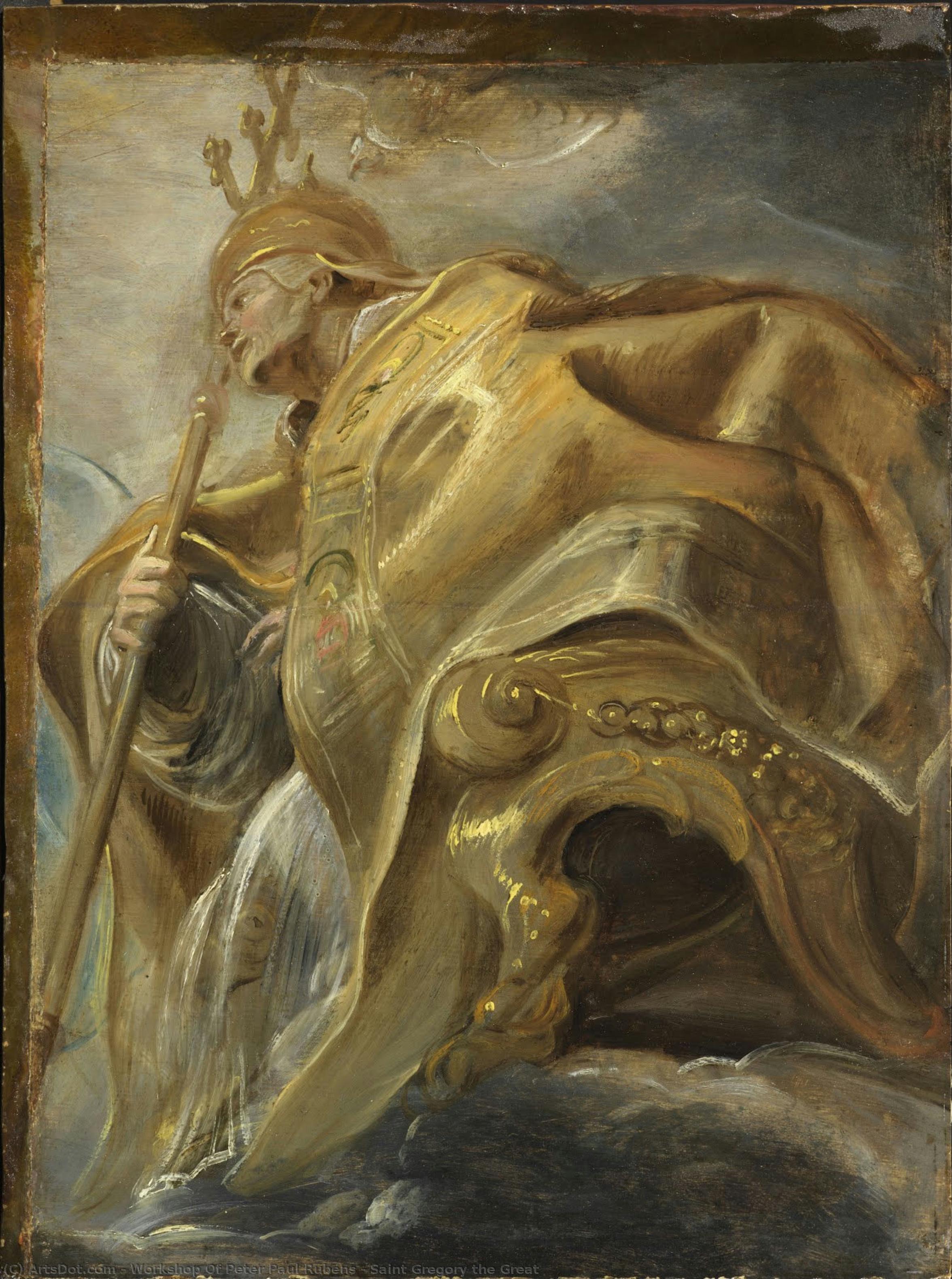 Heiliger Gregor Der Große — Werkstatt Von Peter Paul Rubens