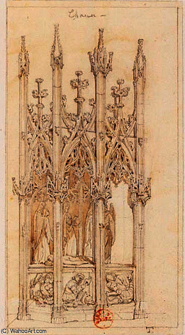 Tomb Of Christ In Thann — Adrien Dauzats