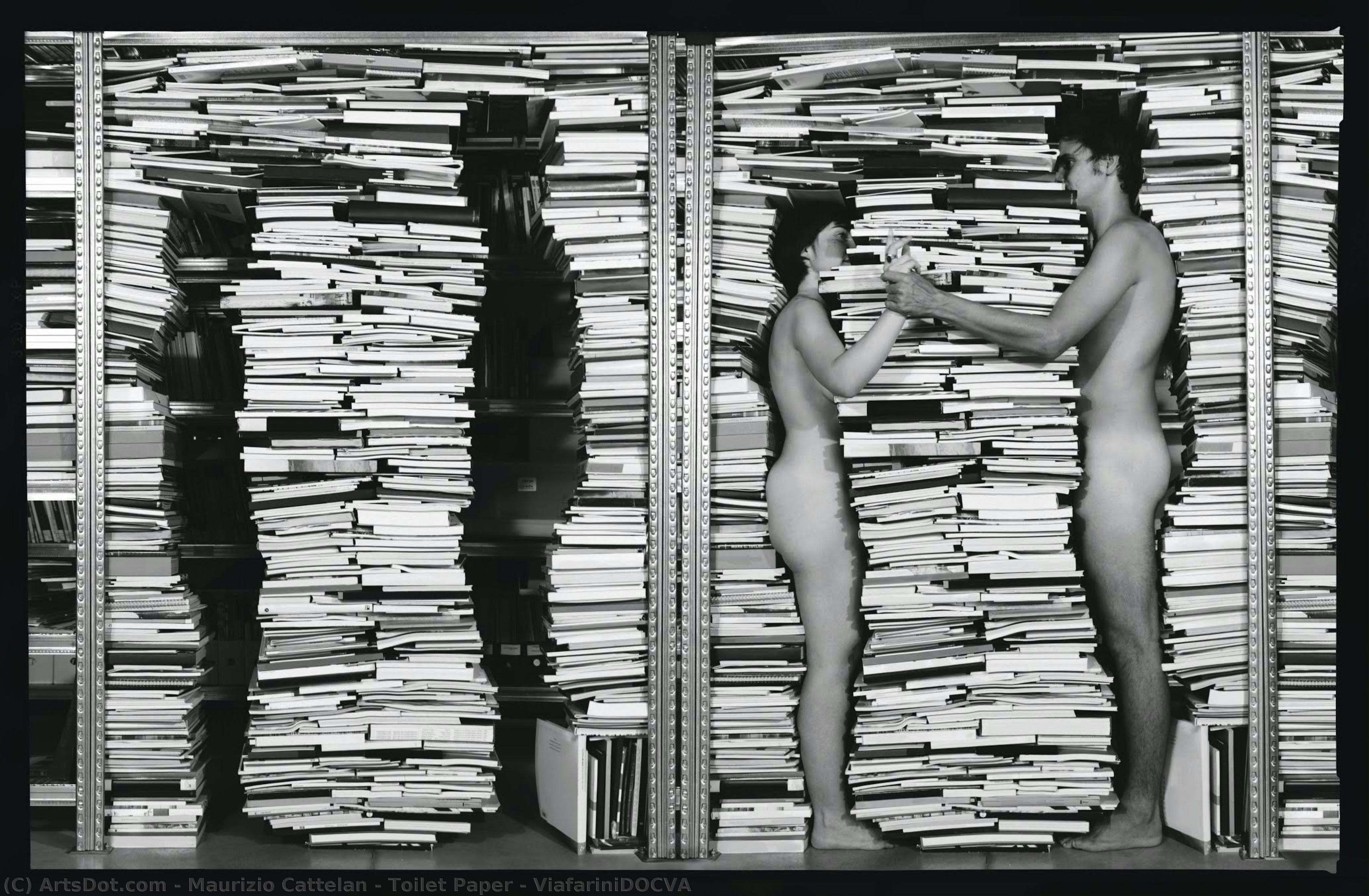 Toilet Paper @ Viafarinidocva — Maurizio Cattelan