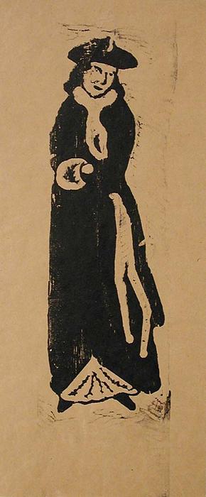 La Dame Au Manchon (woman With A Muff) — Émile Bernard