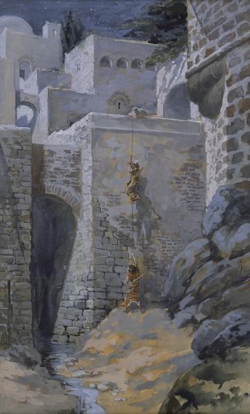 The Flight Of The Spies — Jacques Joseph Tissot