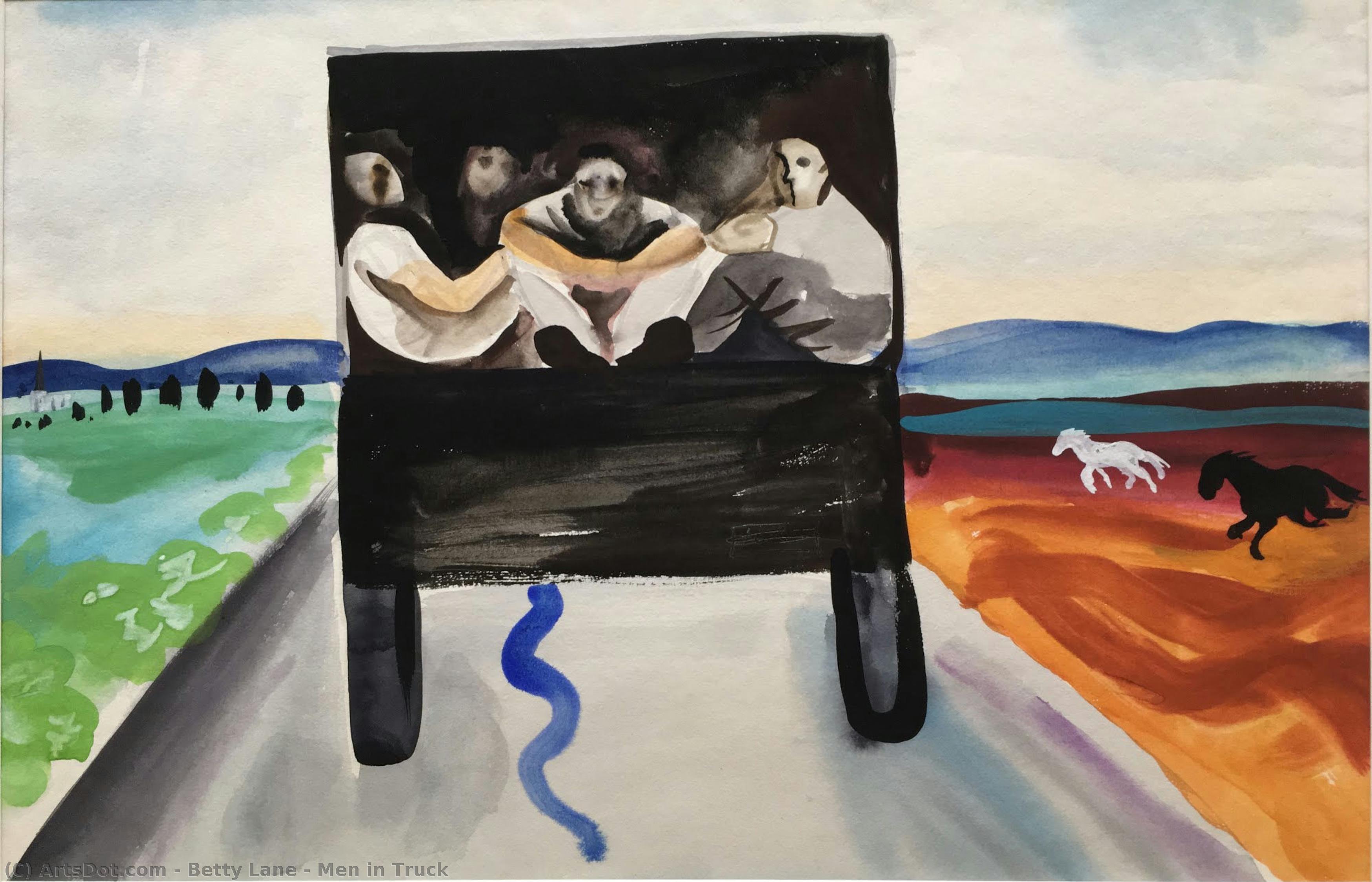 Men In Truck — Betty Lane