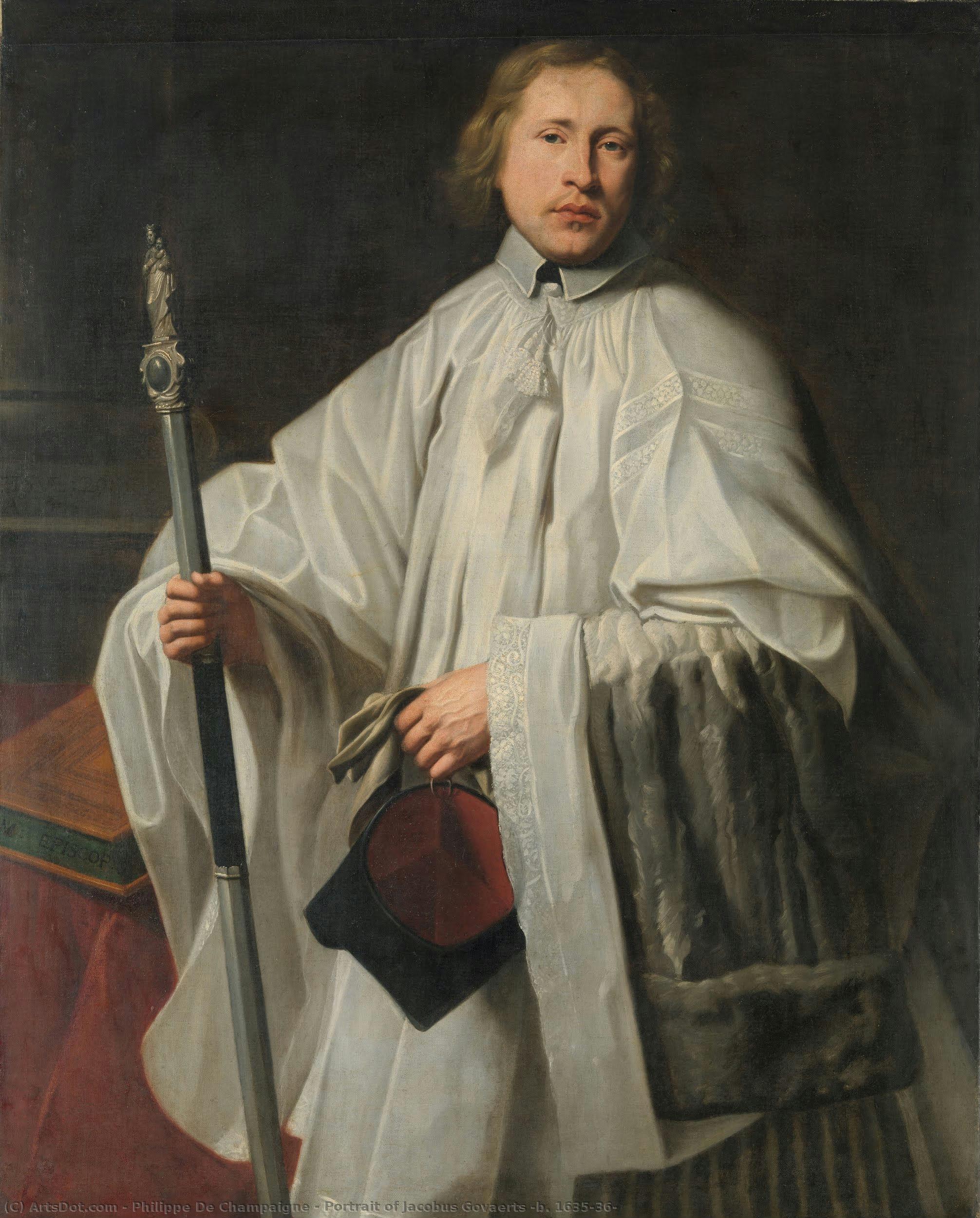 Portrait Of Jacobus Govaerts (b. 1635/36) — Philippe De Champaigne
