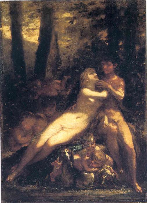 Study For '' Venus And Adonis'' — Pierre-paul Prud'hon