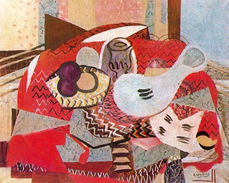 Still Life With Red Tablecloth — Жорж Брак