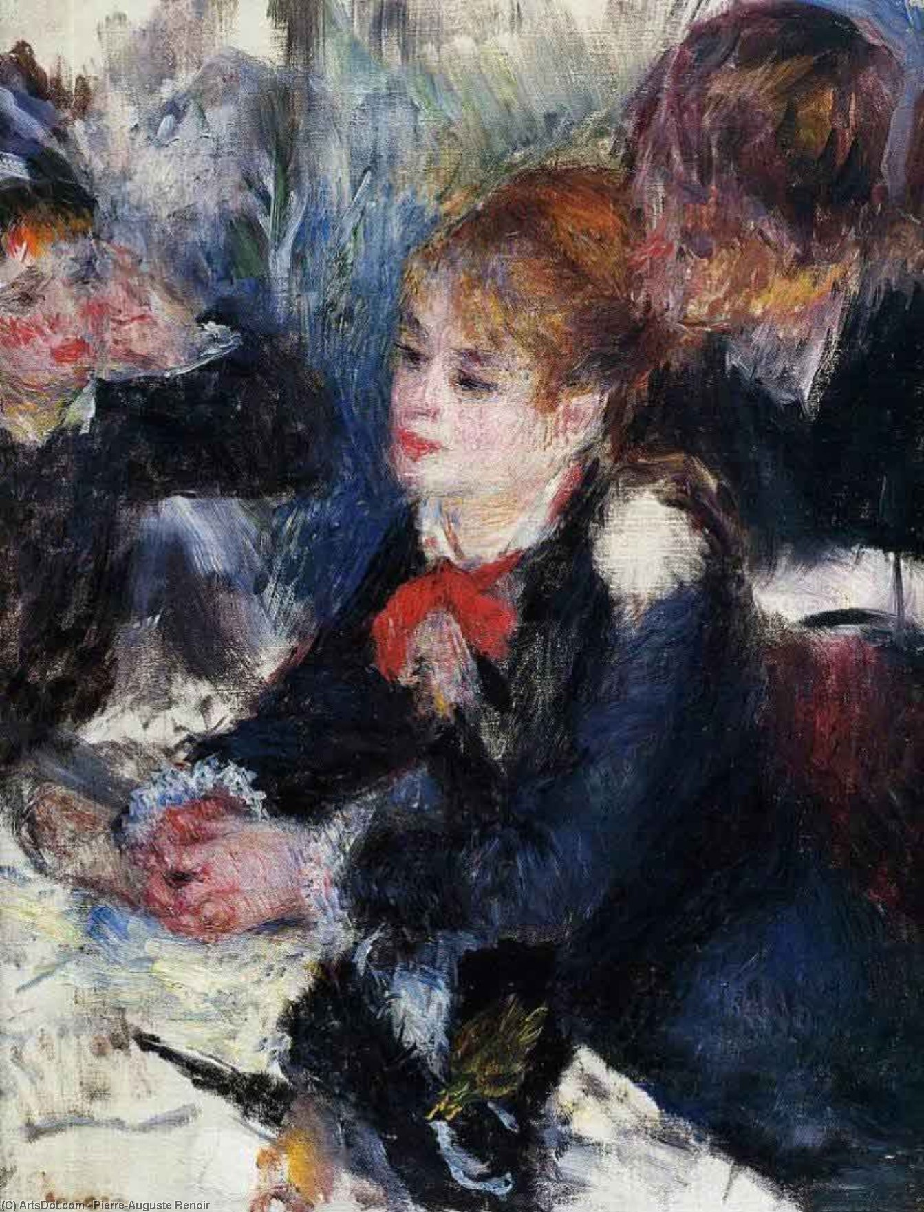 At The Milliner`s — Pierre-auguste Renoir
