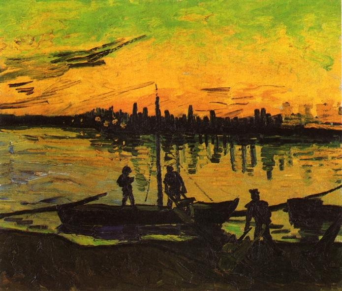 Coal Barges — Vincent Willem Van Gogh