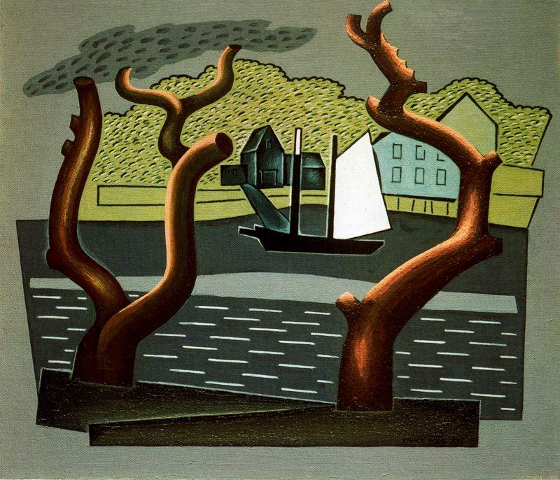 Early American Landscape — Stjuart Dejvis