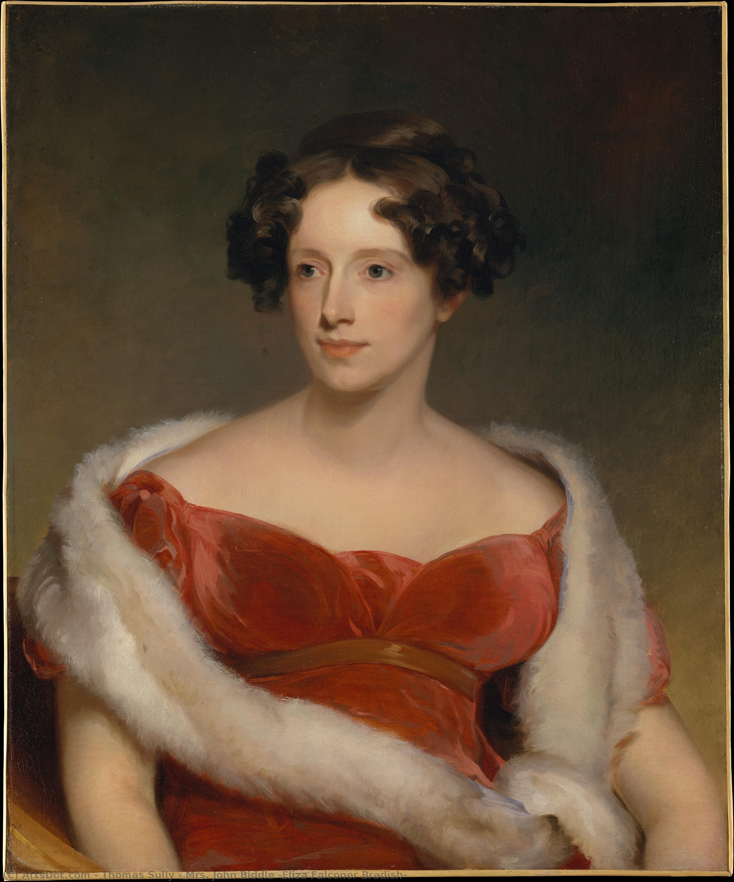 Frau John Biddle (eliza Falconer Bradish) — Thomas Sully