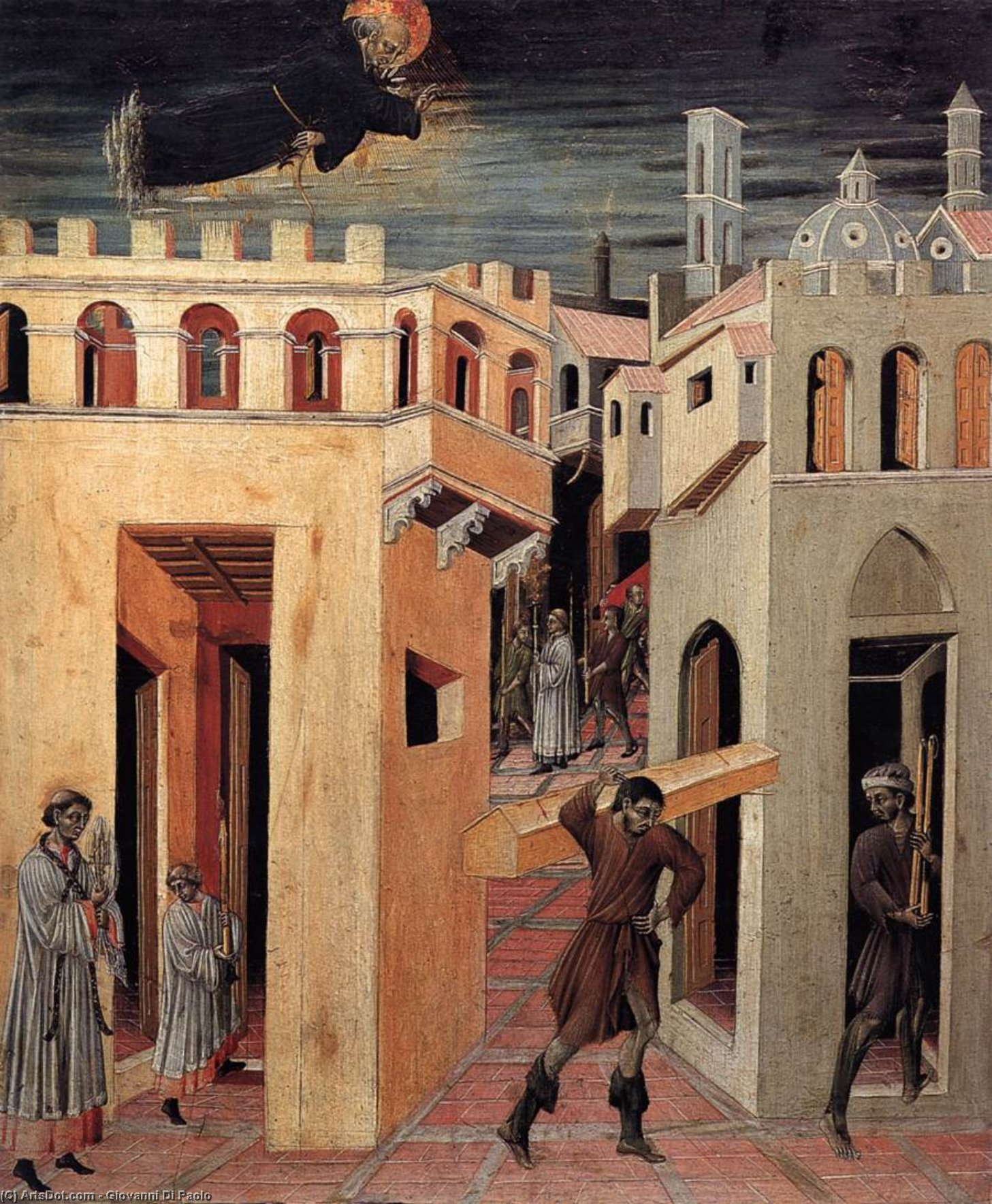 A Miracle By St Nicholas Of Tolentino — Giovanni Di Paolo