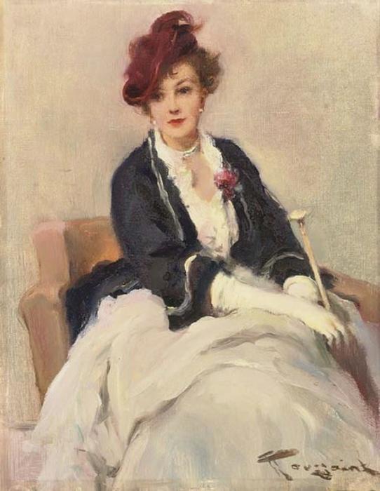 Femme Au Collier De Chien — Fernand Toussaint