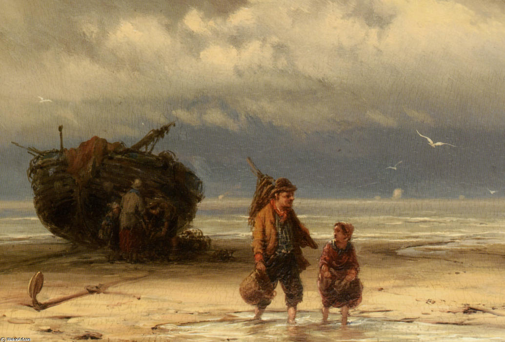 The Start Of The Day — Johannes Hermann Barend Koekkoek