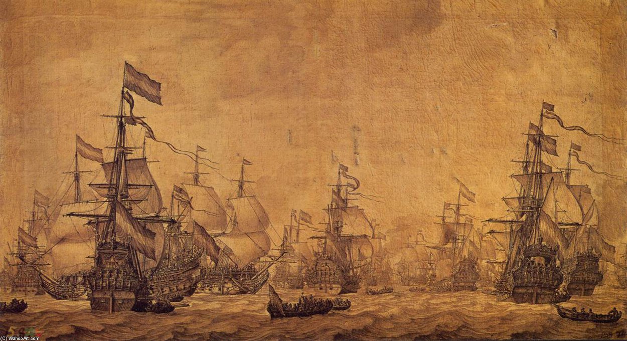 Dutch Navy Sailing — Виллем Ван Де Вельде Старший