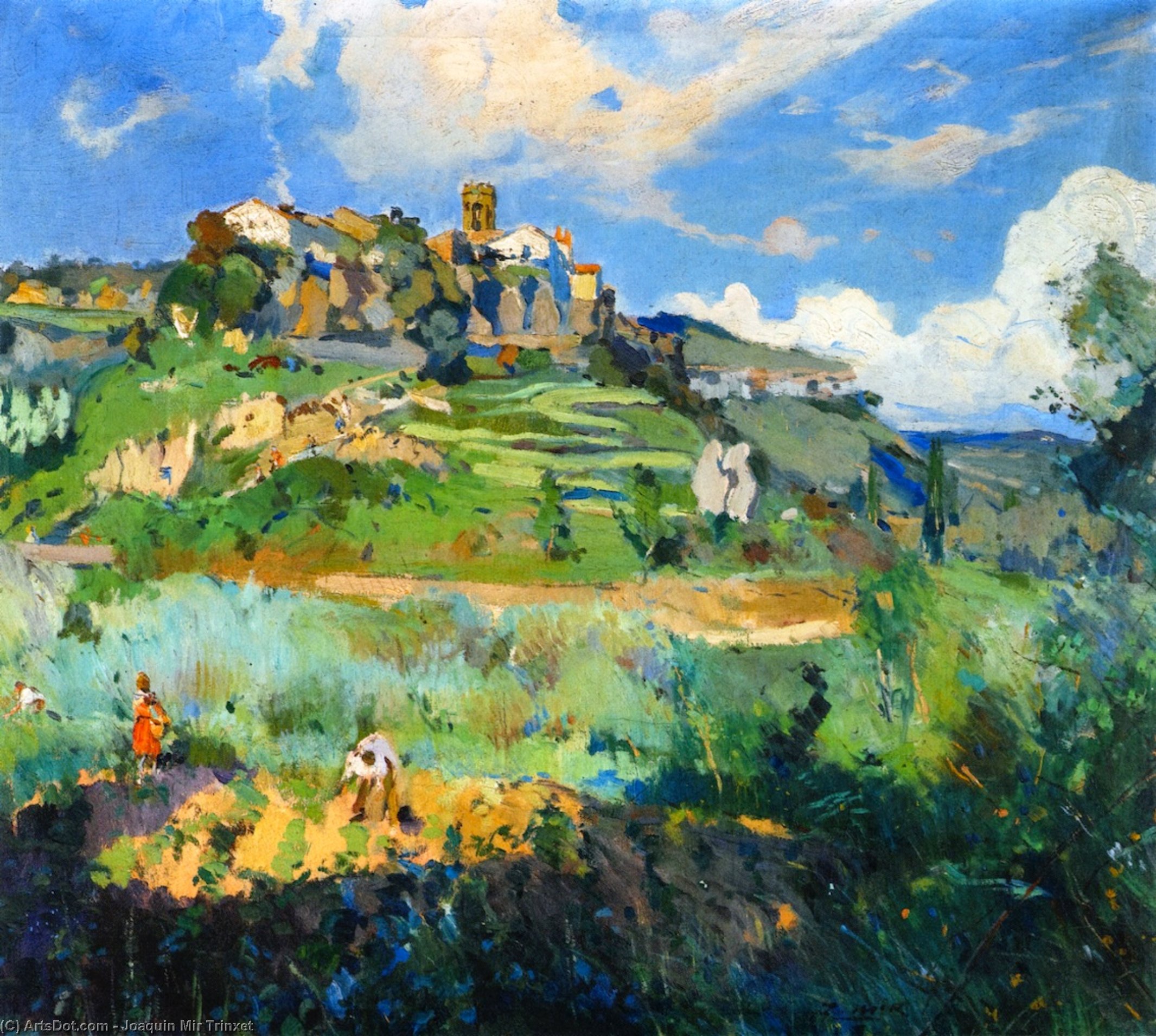 El Pueblo, San Quirce De Valles — Joaquim Mir
