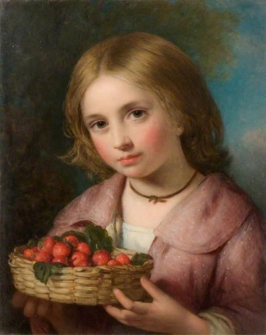 Girl With Strawberries — Charles Baxter
