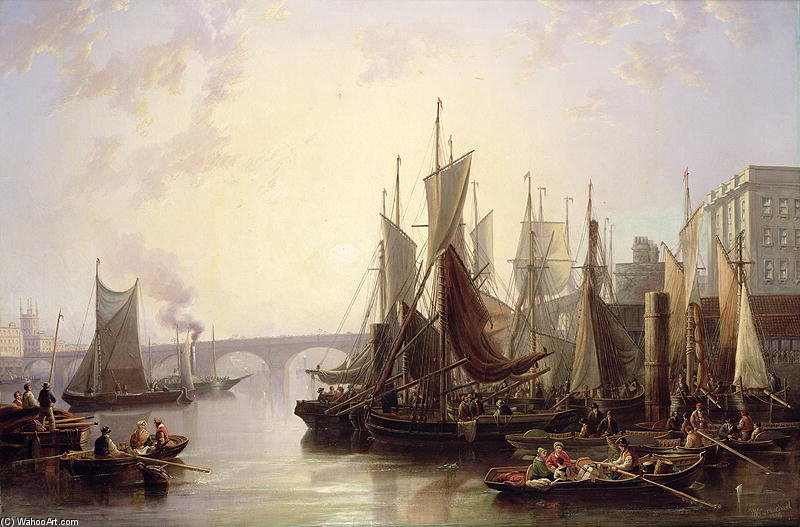 The Pool Of London — John Wilson Carmichael
