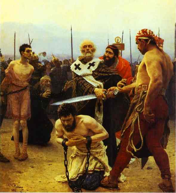 St. Nicholas Saves Three Innocents From Death — Ilya Yefimovich Repin