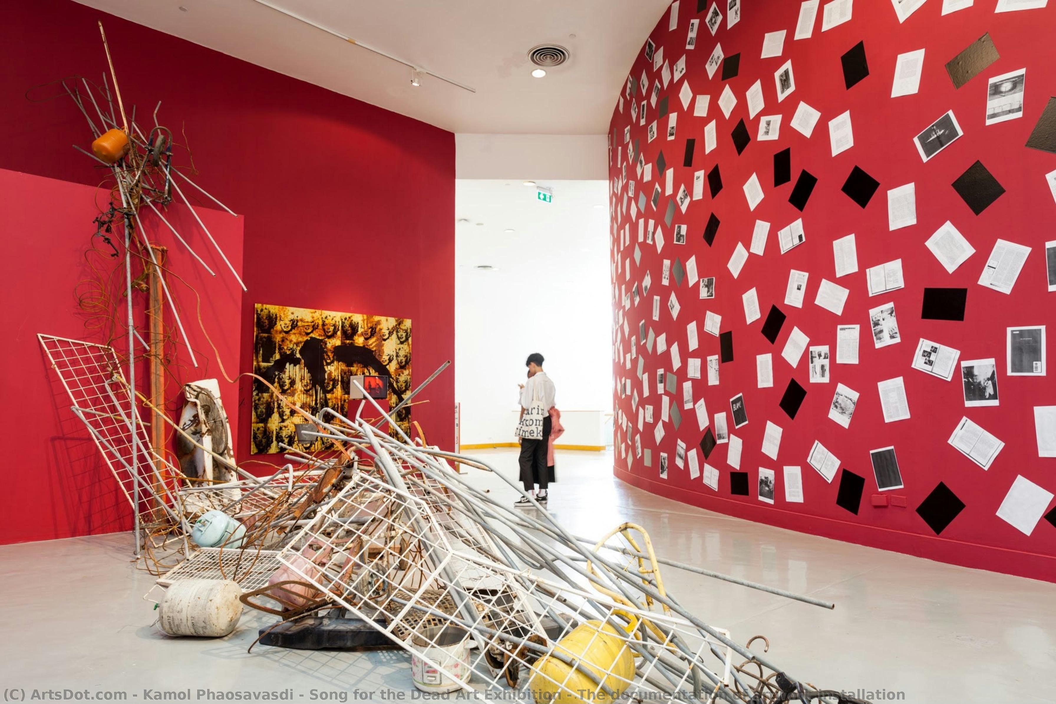 Song For The Dead Art Exhibition / The Documentation Of Artwork Installation — Kamol Phaosavasdi