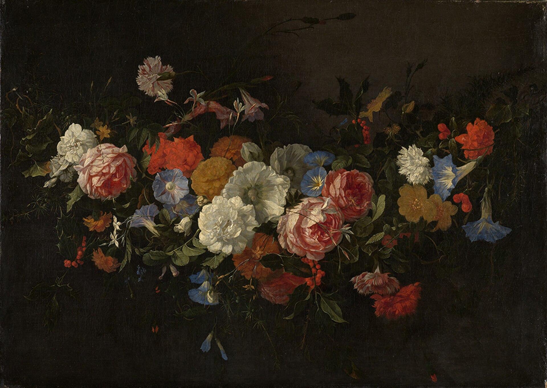 Garland Of Flowers — Nicolaes Van Verendael
