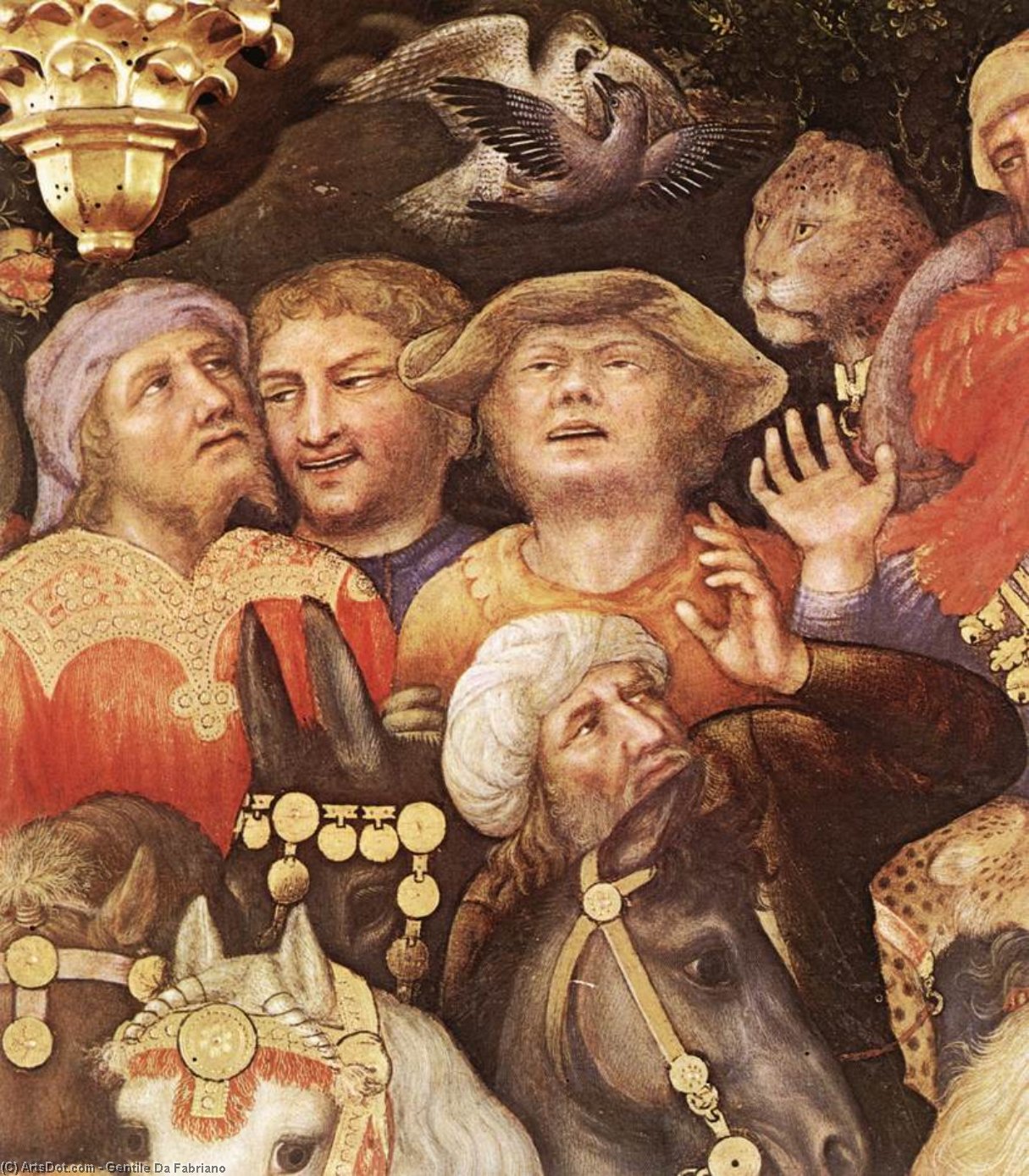 Anbetung Der Könige (detail) — Gentile Da Fabriano