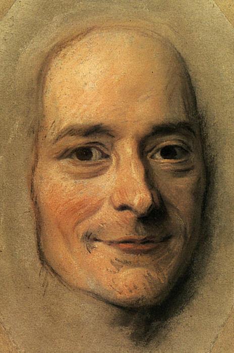 Preparation To The Portrait Of Voltaire — Maurice Quentin De La Tour