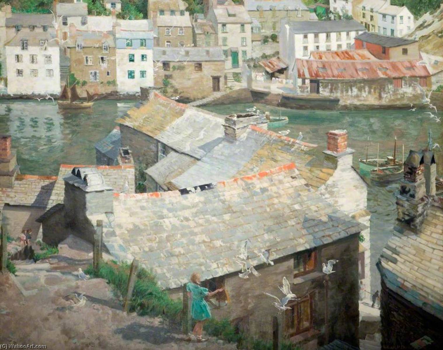 Old Polperro — William Harold Dudley
