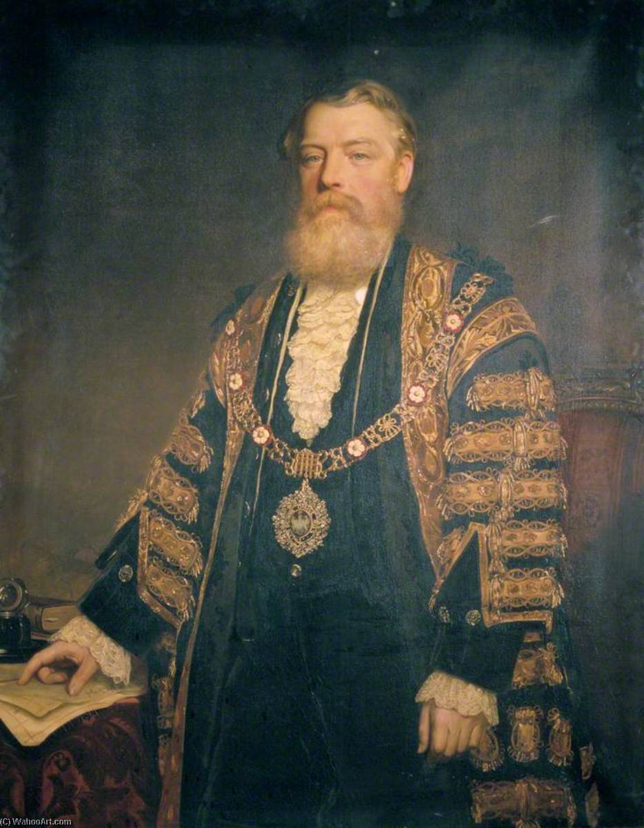 Sir Henry Edmund Knight, Lord Mayor Of London (1882) — John Robert Dicksee