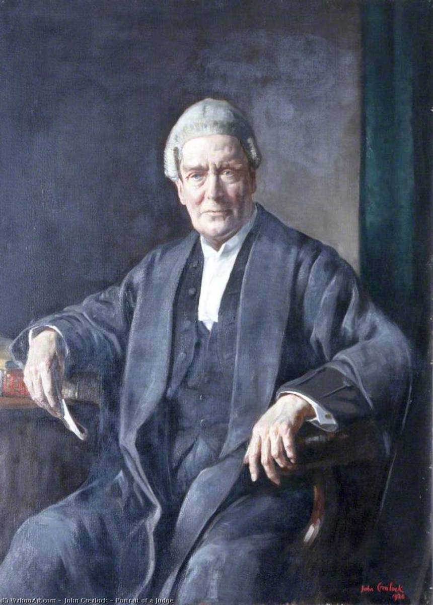 Portrait Of A Judge — John Crealock