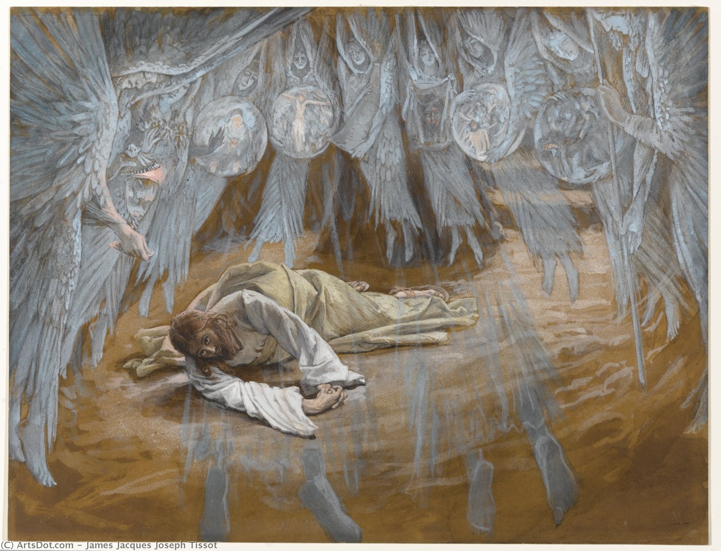 The Grotto Of The Agony — Jacques Joseph Tissot