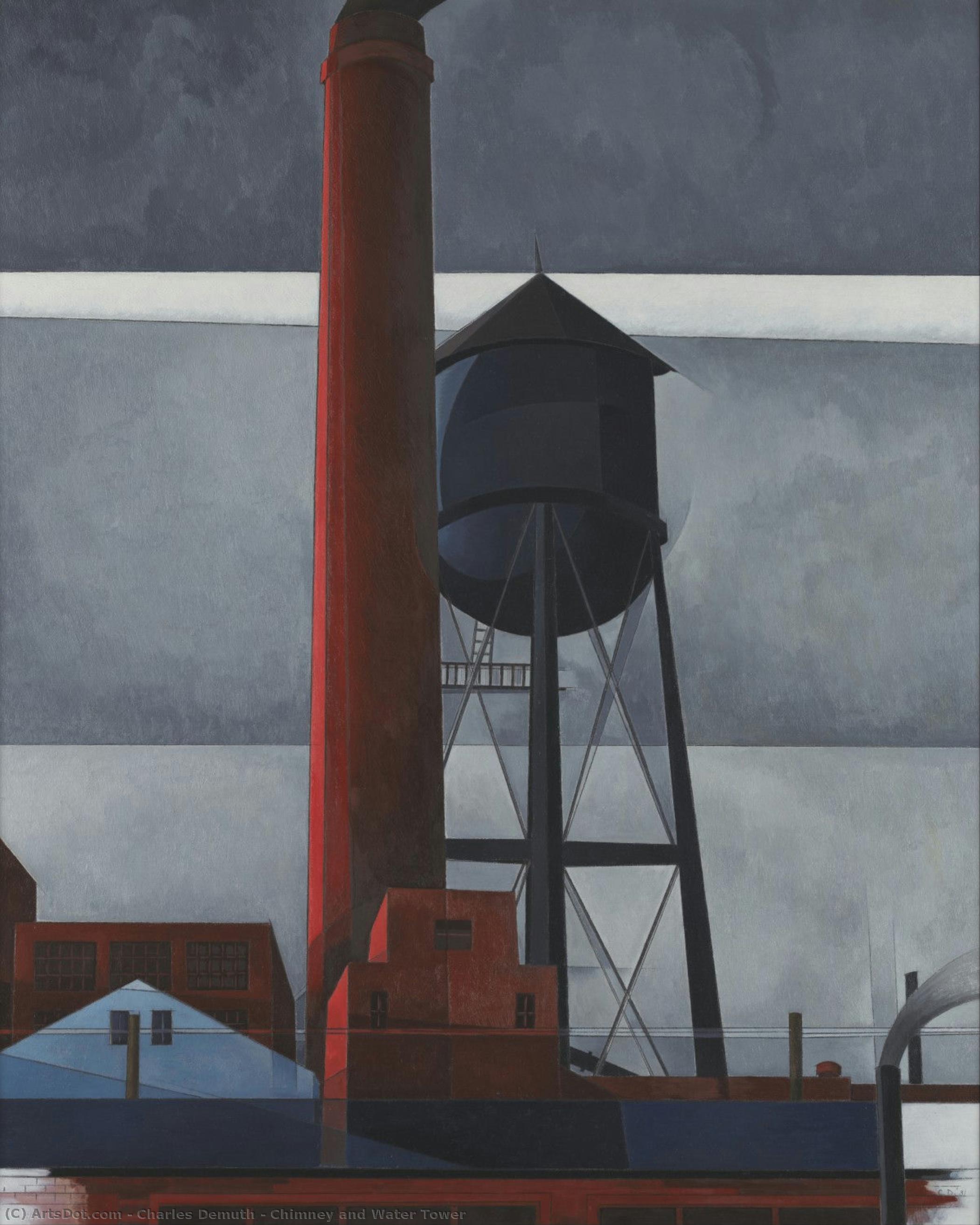 Chimney And Water Tower — Чарльз Демут