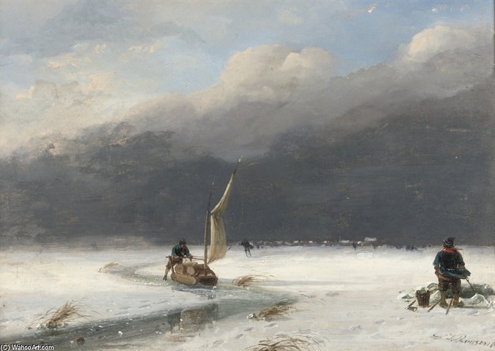 Ice Sailing — Nicolaas Johannes Roosenboom