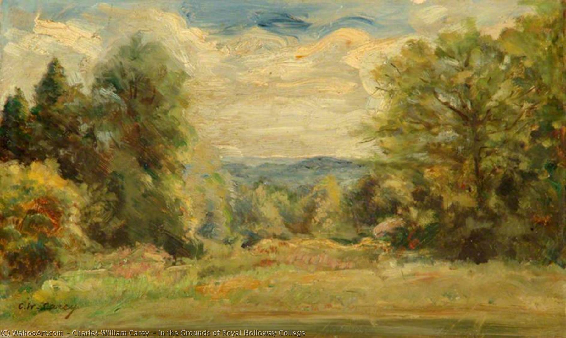 In The Grounds Of Royal Holloway College — Charles William Carey