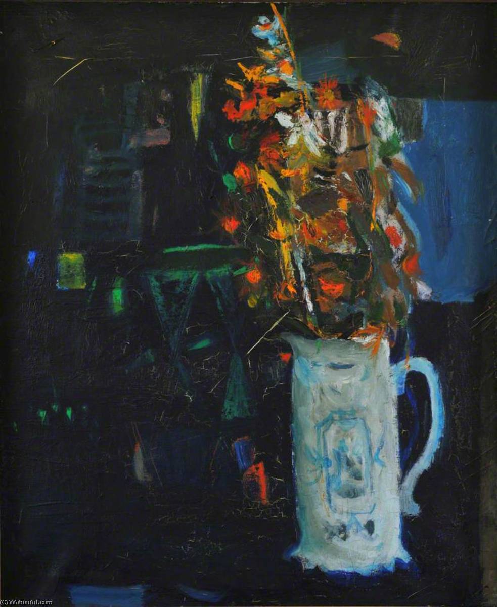 Flowers On A Blue Cloth — Елизавета Виолет Блэкдер