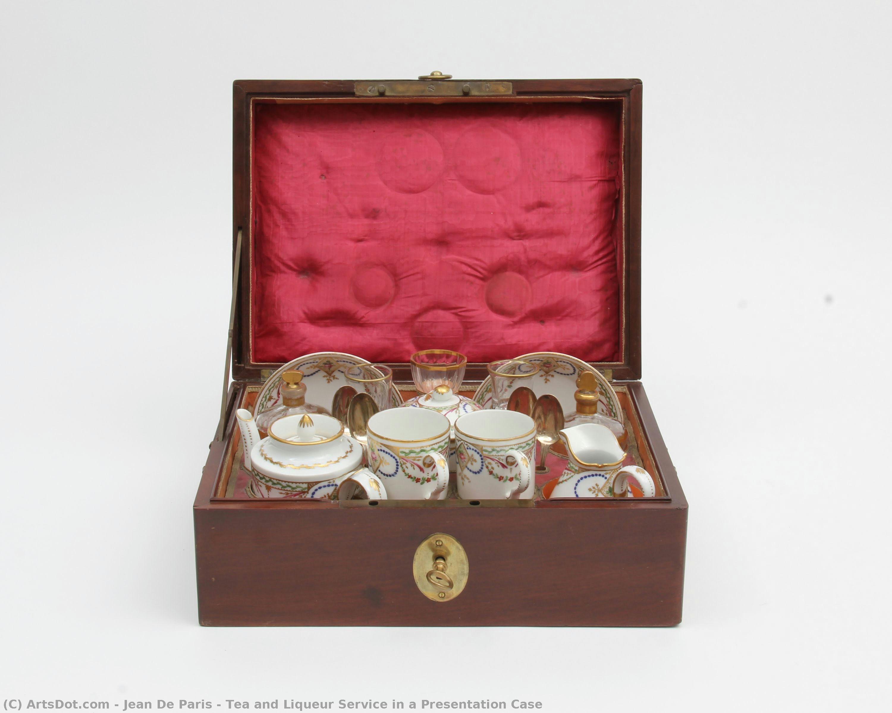 Tea And Liqueur Service In A Presentation Case — Jean De Paris