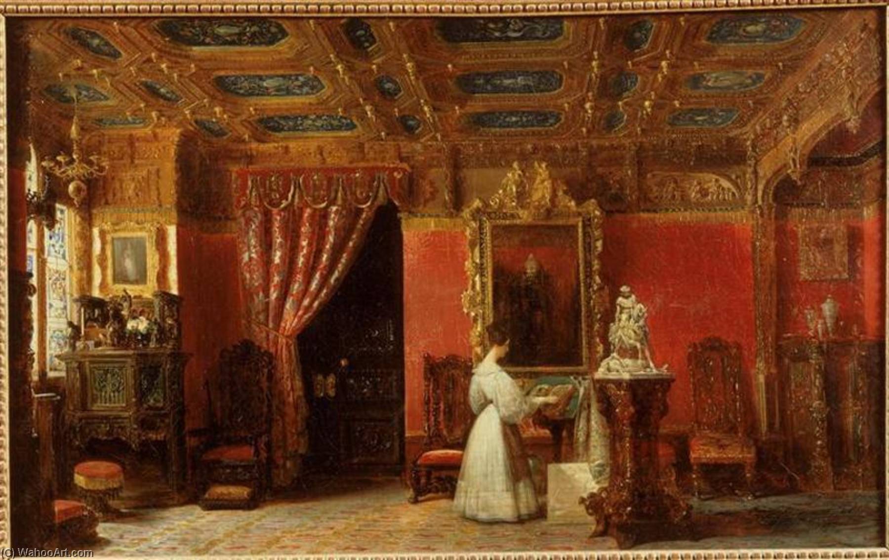 Atelier De La Princesse Marie D'orleans, Future Duchesse De Wurtemberg — Prosper Lafaye