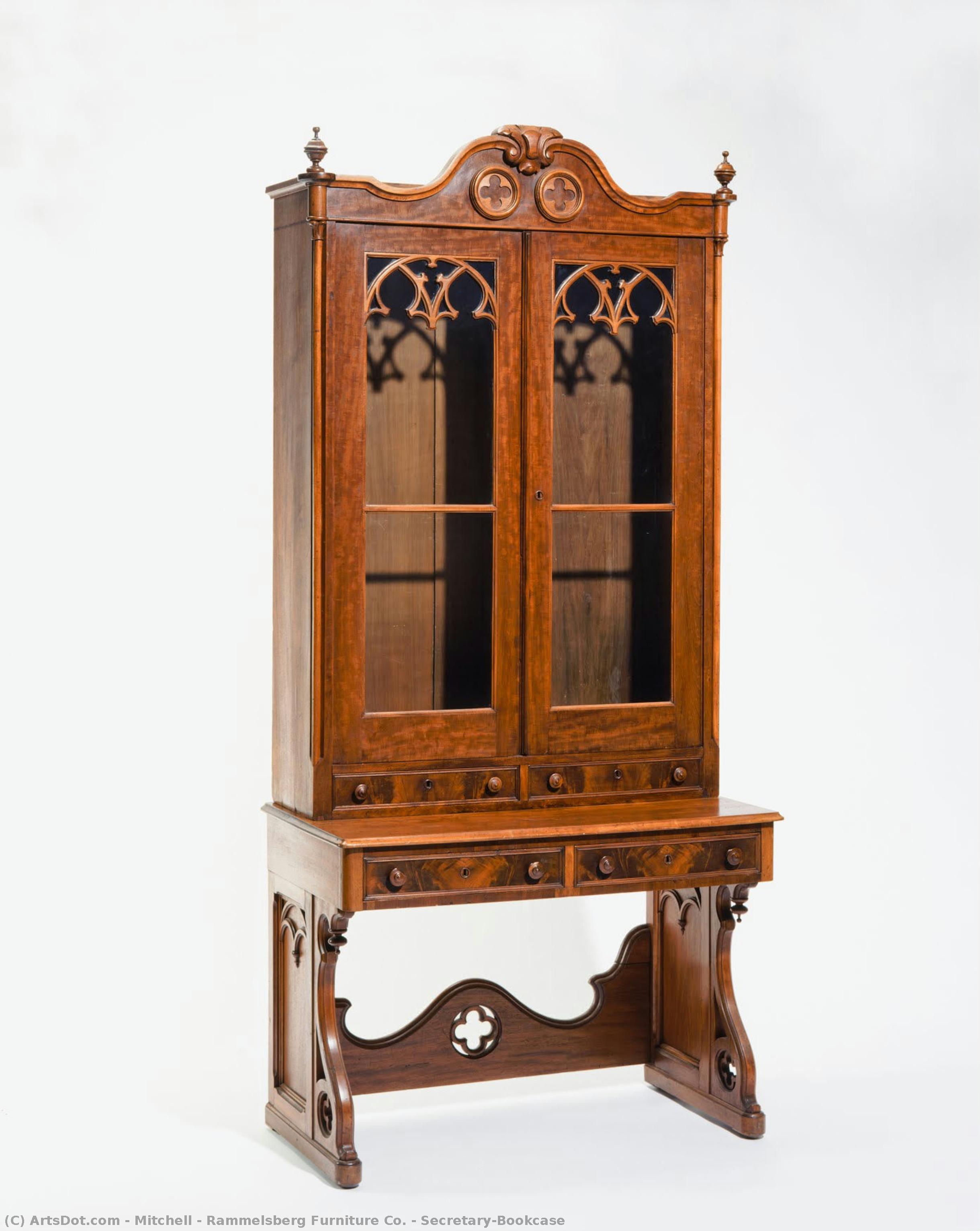 Secretary-bookcase — Mitchell & Rammelsberg Furniture Co.