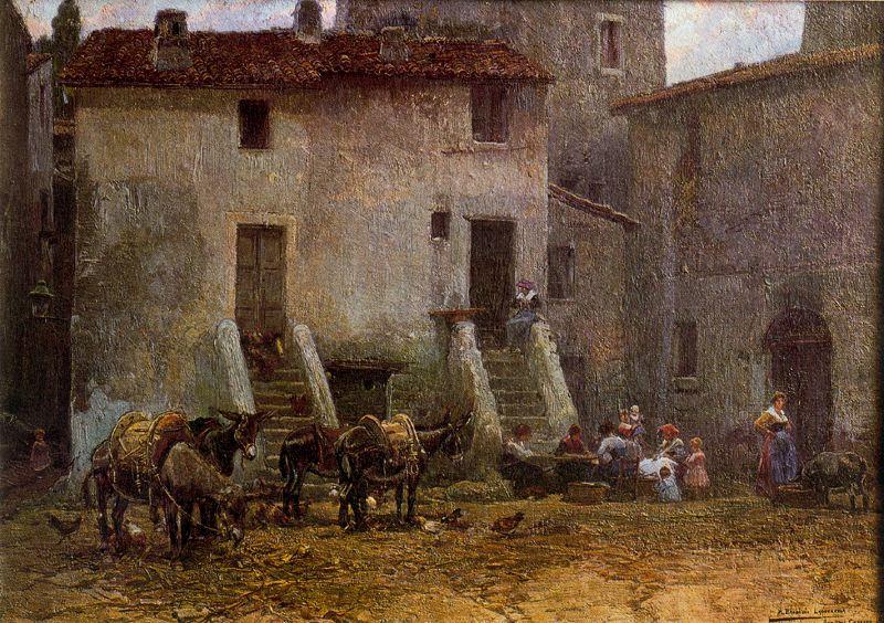 Sunset In The Village — Mariano Barbasan