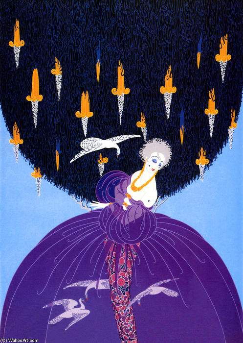 Freedom And Captivity — Erté
