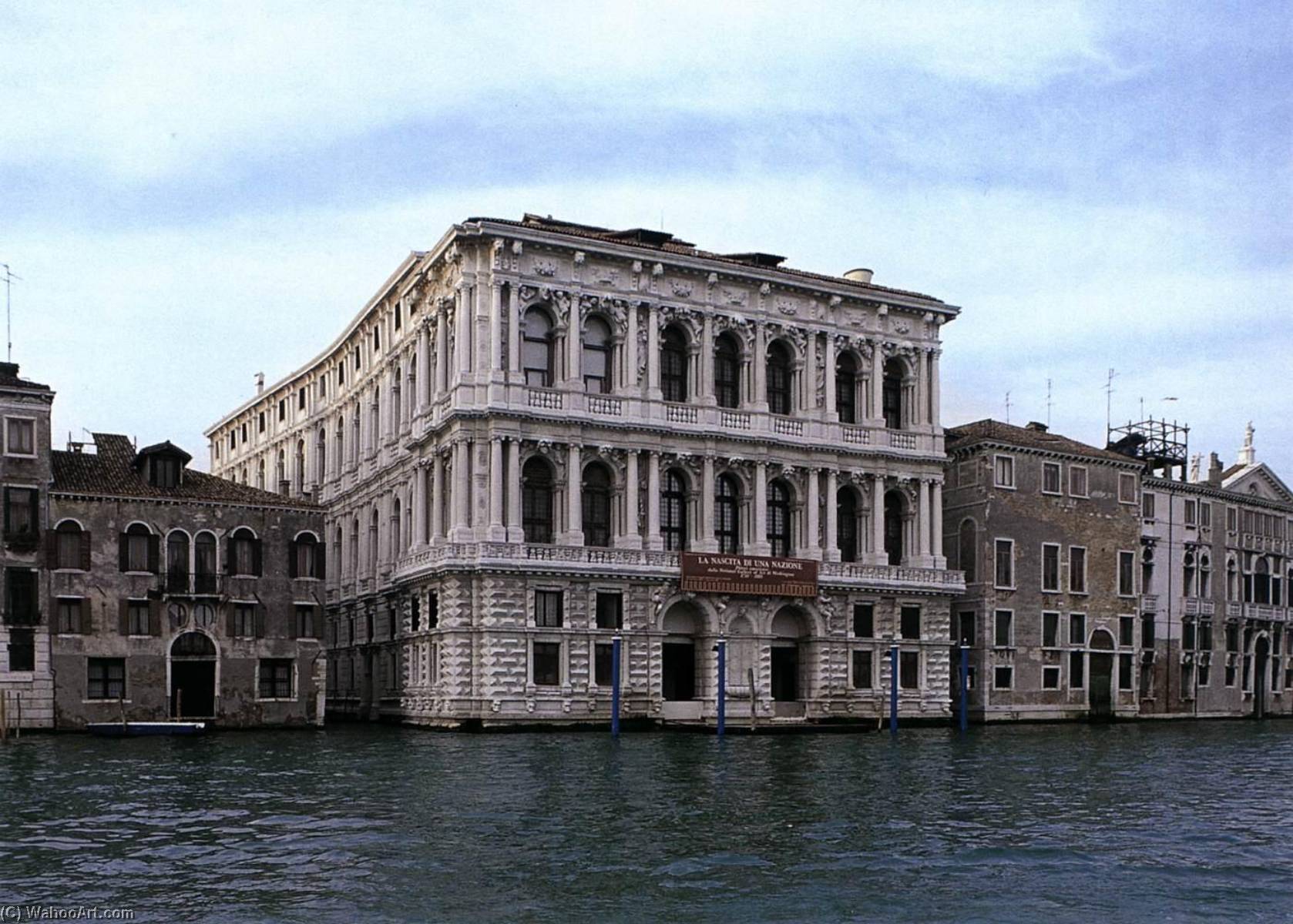 Ca' Pesaro Façade On The Canal Grande — Baldassare Longhena