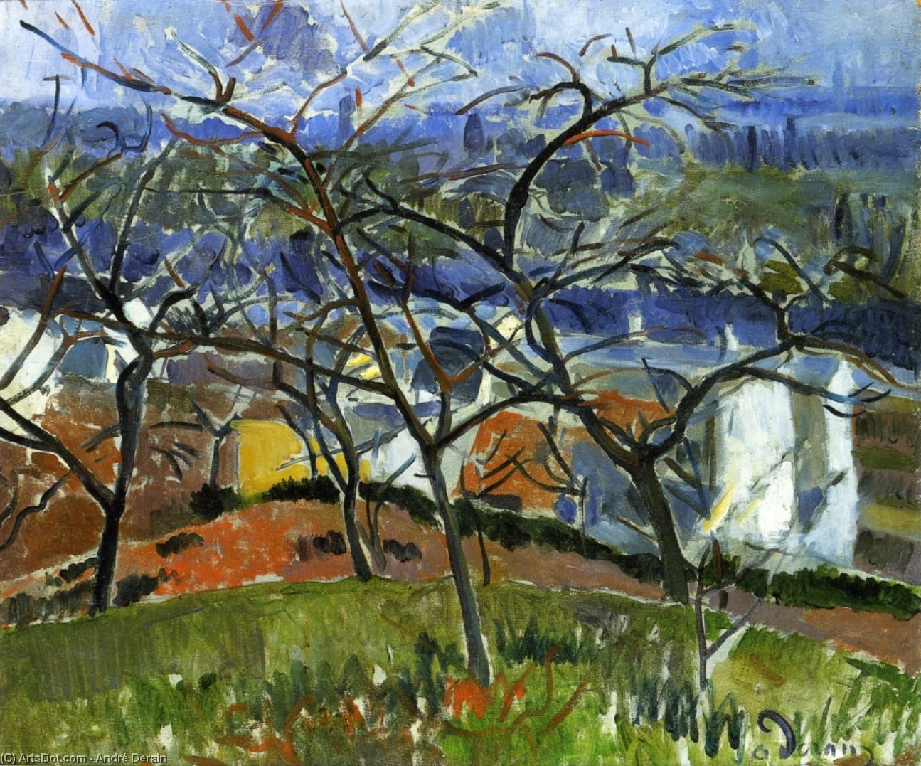 Landscape Near Chatou — André Derain