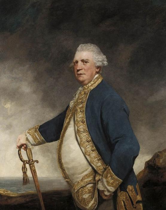 Portrait Of Admiral Augustus Keppel — Sir Joshua Reynolds