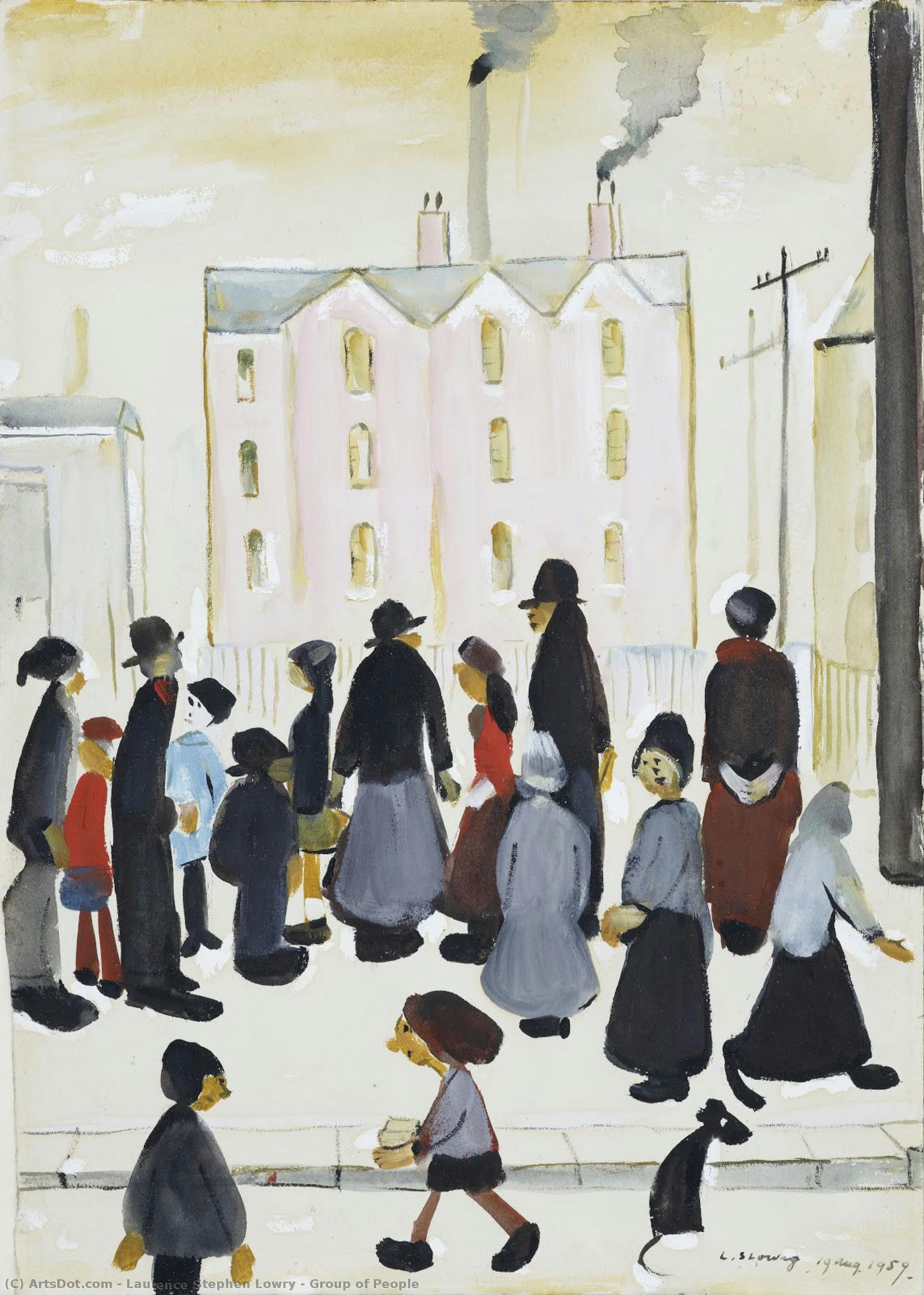 Group Of People — Laurence Stephen Lowry