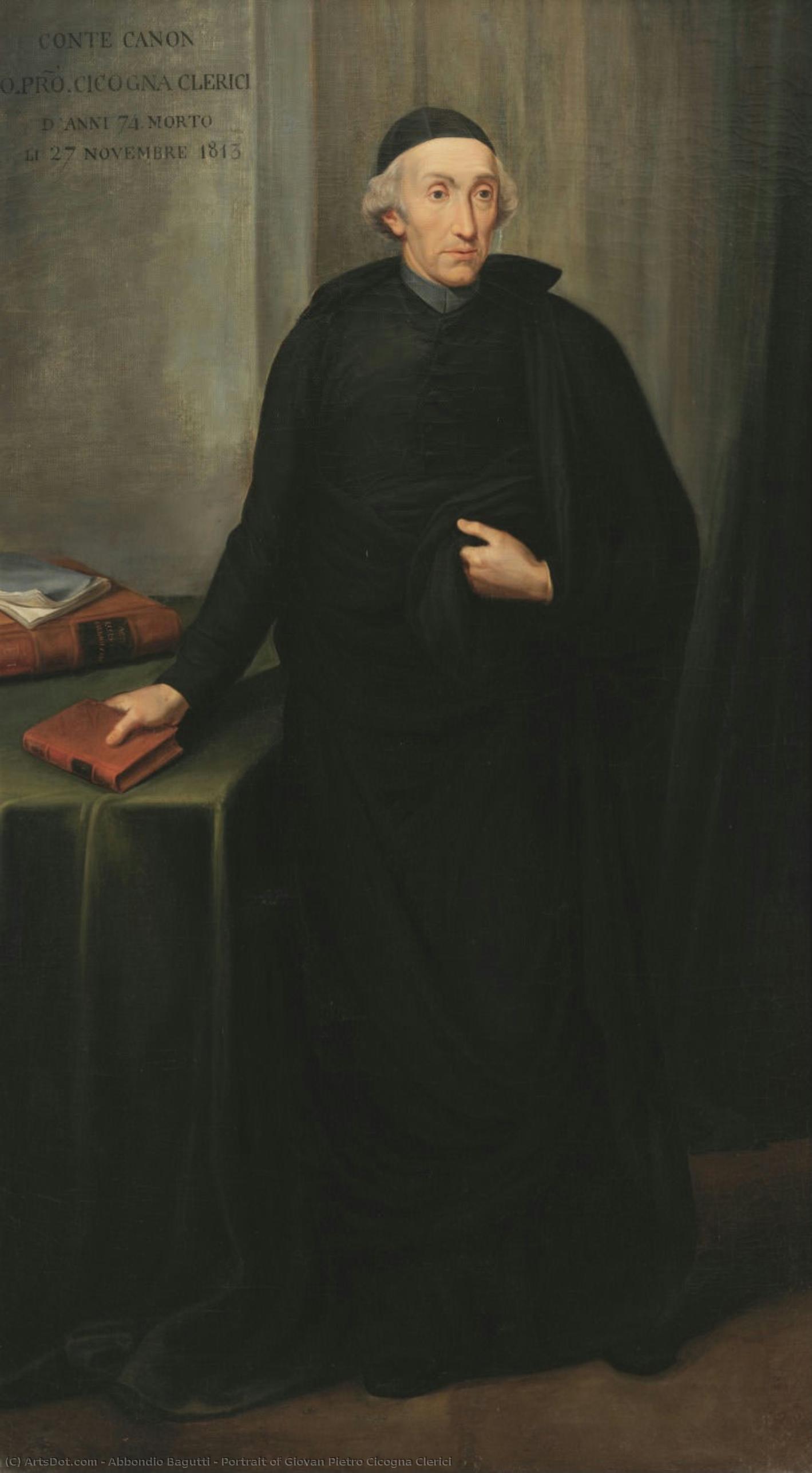 Portrait Of Giovan Pietro Cicogna Clerici — Abbondio Bagutti