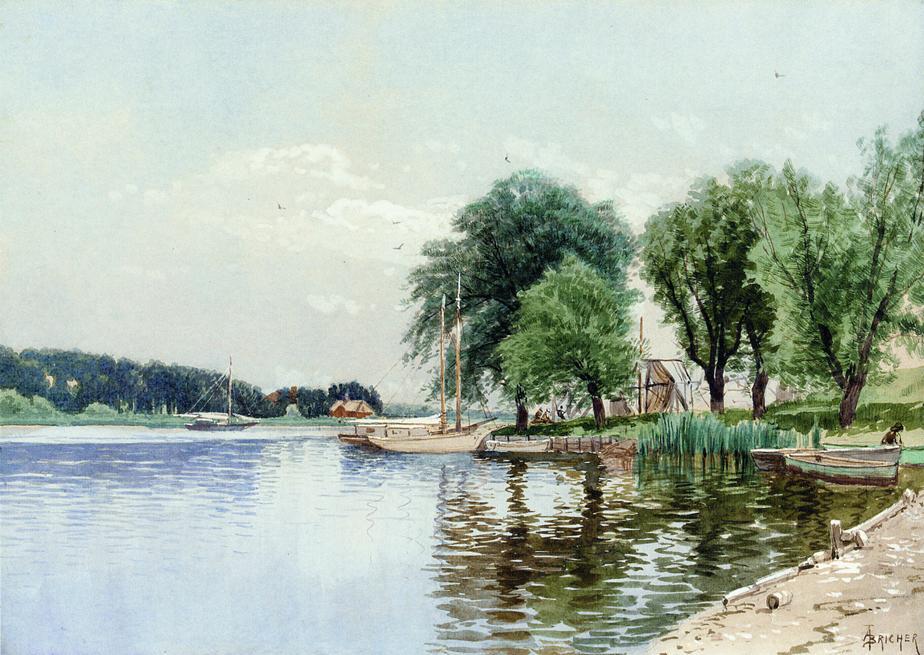 Rockaway Beach, Long Island — Alfred Thompson Bricher