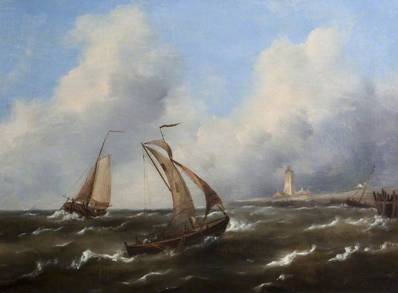 Fishing Vessels Off The Coast — Henry Hetherington Emmerson