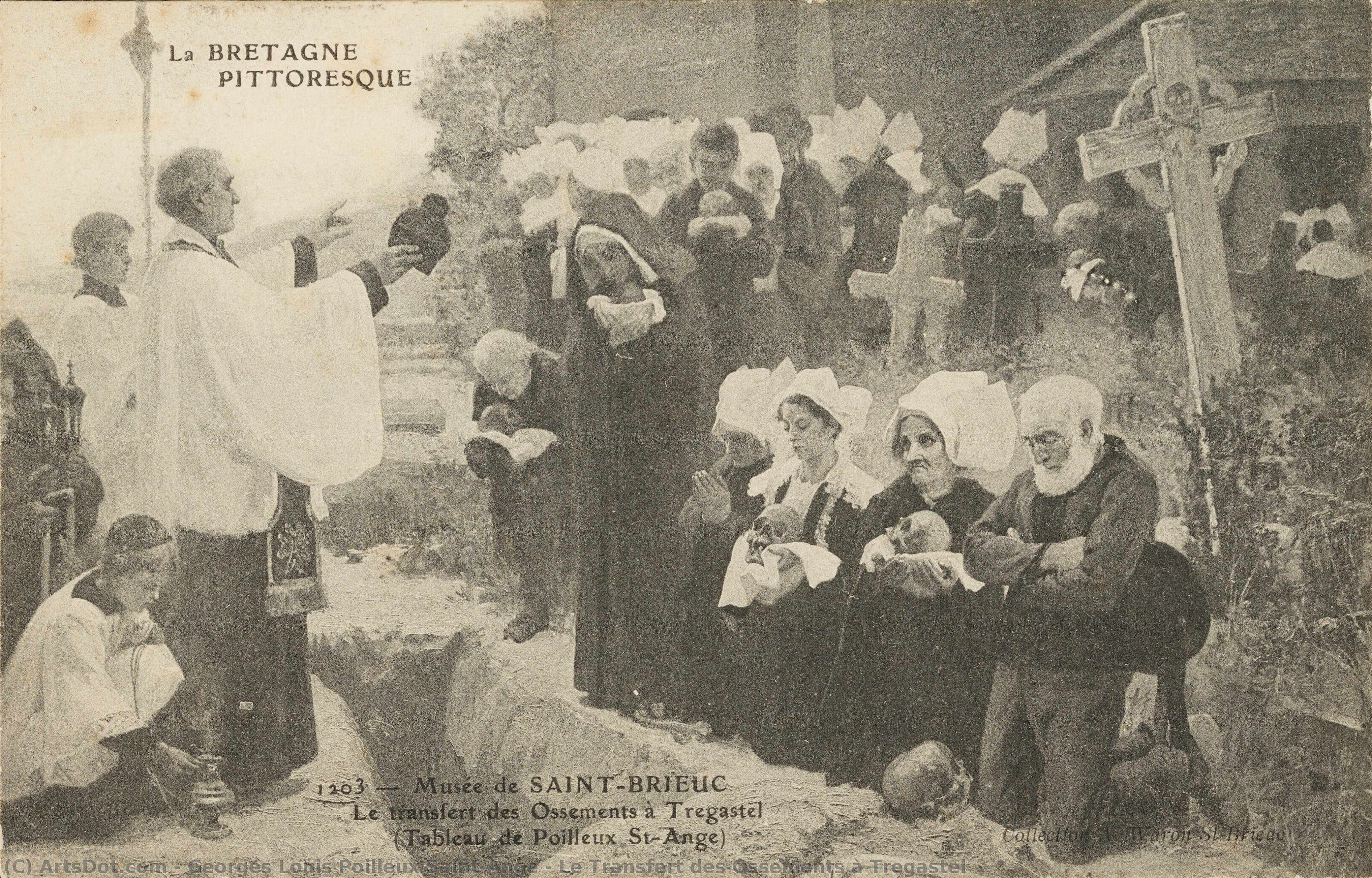 Le Transfert Des Ossements À Tregastel — Georges Louis Poilleux Saint-ange